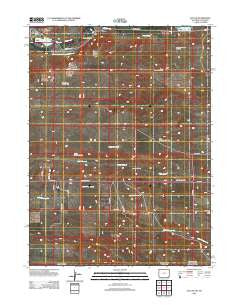 Altvan Wyoming Historical topographic map, 1:24000 scale, 7.5 X 7.5 Minute, Year 2012