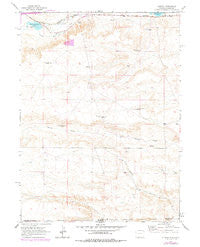 Altvan Wyoming Historical topographic map, 1:24000 scale, 7.5 X 7.5 Minute, Year 1963