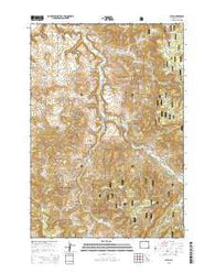 Alva Wyoming Current topographic map, 1:24000 scale, 7.5 X 7.5 Minute, Year 2015