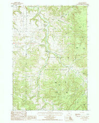 Alva Wyoming Historical topographic map, 1:24000 scale, 7.5 X 7.5 Minute, Year 1984