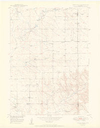 Amend Ranch Wyoming Historical topographic map, 1:24000 scale, 7.5 X 7.5 Minute, Year 1950