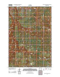 Amethyst Mountain Wyoming Historical topographic map, 1:24000 scale, 7.5 X 7.5 Minute, Year 2012