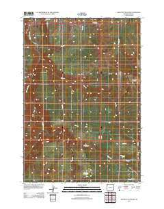 Amethyst Mountain Wyoming Historical topographic map, 1:24000 scale, 7.5 X 7.5 Minute, Year 2012