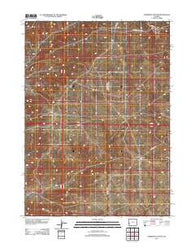 Anderson Canyon Wyoming Historical topographic map, 1:24000 scale, 7.5 X 7.5 Minute, Year 2012
