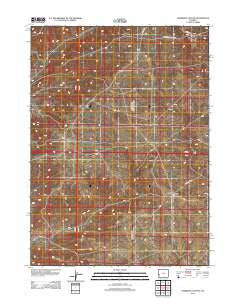 Anderson Canyon Wyoming Historical topographic map, 1:24000 scale, 7.5 X 7.5 Minute, Year 2012