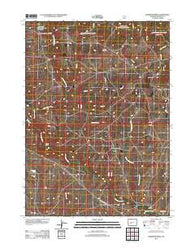 Anderson Ridge Wyoming Historical topographic map, 1:24000 scale, 7.5 X 7.5 Minute, Year 2012