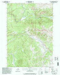 Angle Mountain Wyoming Historical topographic map, 1:24000 scale, 7.5 X 7.5 Minute, Year 1996