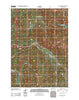 Angle Mountain Wyoming Historical topographic map, 1:24000 scale, 7.5 X 7.5 Minute, Year 2012