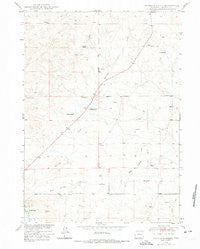 Antelope Creek Wyoming Historical topographic map, 1:24000 scale, 7.5 X 7.5 Minute, Year 1973