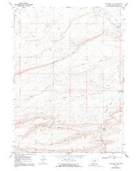 Antelope Flats Wyoming Historical topographic map, 1:24000 scale, 7.5 X 7.5 Minute, Year 1968