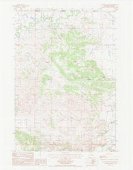 Antelope Gulch Wyoming Historical topographic map, 1:24000 scale, 7.5 X 7.5 Minute, Year 1984