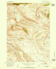 Antelope Ridge Wyoming Historical topographic map, 1:24000 scale, 7.5 X 7.5 Minute, Year 1952