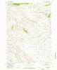 Antelope Ridge Wyoming Historical topographic map, 1:24000 scale, 7.5 X 7.5 Minute, Year 1952