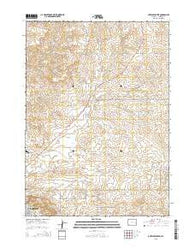 Antelope Creek Wyoming Current topographic map, 1:24000 scale, 7.5 X 7.5 Minute, Year 2015