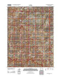 Antelope Knoll Wyoming Historical topographic map, 1:24000 scale, 7.5 X 7.5 Minute, Year 2012