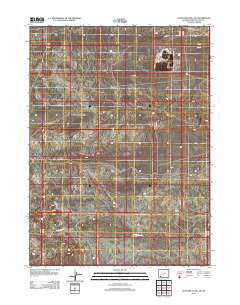Antelope Knoll NE Wyoming Historical topographic map, 1:24000 scale, 7.5 X 7.5 Minute, Year 2012