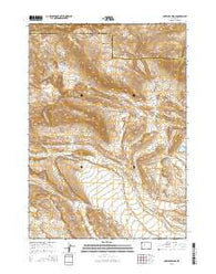Antelope Ridge Wyoming Current topographic map, 1:24000 scale, 7.5 X 7.5 Minute, Year 2015