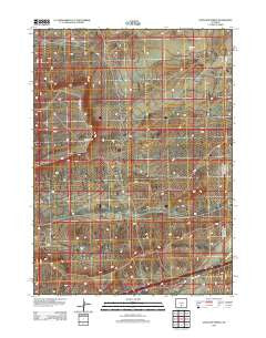 Antelope Spring Wyoming Historical topographic map, 1:24000 scale, 7.5 X 7.5 Minute, Year 2012