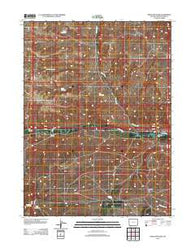 Antelope Wash Wyoming Historical topographic map, 1:24000 scale, 7.5 X 7.5 Minute, Year 2012