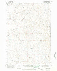 Appel Butte Wyoming Historical topographic map, 1:24000 scale, 7.5 X 7.5 Minute, Year 1971