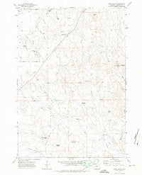 Appel Butte Wyoming Historical topographic map, 1:24000 scale, 7.5 X 7.5 Minute, Year 1971