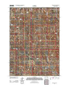 Appel Butte Wyoming Historical topographic map, 1:24000 scale, 7.5 X 7.5 Minute, Year 2012