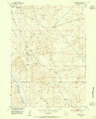Arapahoe NE Wyoming Historical topographic map, 1:24000 scale, 7.5 X 7.5 Minute, Year 1953