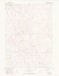 Arapahoe NE Wyoming Historical topographic map, 1:24000 scale, 7.5 X 7.5 Minute, Year 1978