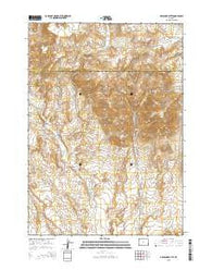 Arapahoe Butte Wyoming Current topographic map, 1:24000 scale, 7.5 X 7.5 Minute, Year 2015