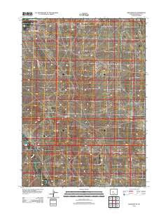 Arapahoe NE Wyoming Historical topographic map, 1:24000 scale, 7.5 X 7.5 Minute, Year 2012