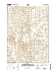 Arapahoe NE Wyoming Current topographic map, 1:24000 scale, 7.5 X 7.5 Minute, Year 2015