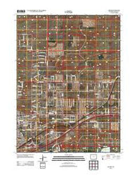 Archer Wyoming Historical topographic map, 1:24000 scale, 7.5 X 7.5 Minute, Year 2012