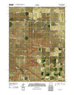Arcola Wyoming Historical topographic map, 1:24000 scale, 7.5 X 7.5 Minute, Year 2010