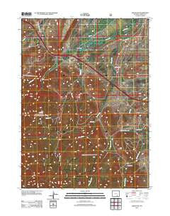 Arlington Wyoming Historical topographic map, 1:24000 scale, 7.5 X 7.5 Minute, Year 2012