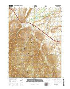 Arlington Wyoming Current topographic map, 1:24000 scale, 7.5 X 7.5 Minute, Year 2015