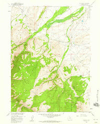 Arlington Wyoming Historical topographic map, 1:24000 scale, 7.5 X 7.5 Minute, Year 1958