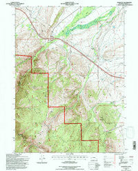 Arlington Wyoming Historical topographic map, 1:24000 scale, 7.5 X 7.5 Minute, Year 1992
