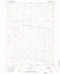 Arminto NW Wyoming Historical topographic map, 1:24000 scale, 7.5 X 7.5 Minute, Year 1952