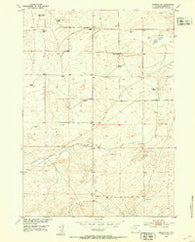 Arminto SW Wyoming Historical topographic map, 1:24000 scale, 7.5 X 7.5 Minute, Year 1952