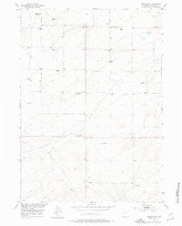 Arminto SW Wyoming Historical topographic map, 1:24000 scale, 7.5 X 7.5 Minute, Year 1952