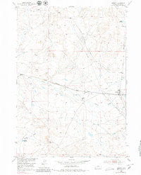 Arminto Wyoming Historical topographic map, 1:24000 scale, 7.5 X 7.5 Minute, Year 1952