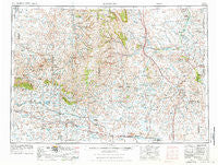 Arminto Wyoming Historical topographic map, 1:250000 scale, 1 X 2 Degree, Year 1955