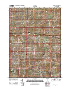 Arminto NW Wyoming Historical topographic map, 1:24000 scale, 7.5 X 7.5 Minute, Year 2012