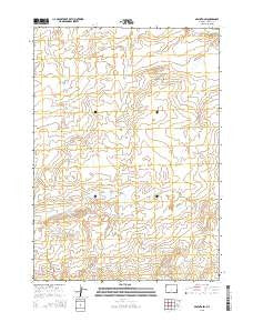 Arminto SW Wyoming Current topographic map, 1:24000 scale, 7.5 X 7.5 Minute, Year 2015