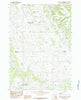 Arrowhead Reservoir Wyoming Historical topographic map, 1:24000 scale, 7.5 X 7.5 Minute, Year 1984