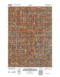 Artesian Draw Wyoming Historical topographic map, 1:24000 scale, 7.5 X 7.5 Minute, Year 2012