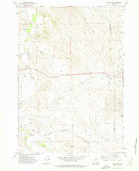 Arvada NE Wyoming Historical topographic map, 1:24000 scale, 7.5 X 7.5 Minute, Year 1971