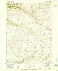 Atlantic City Wyoming Historical topographic map, 1:24000 scale, 7.5 X 7.5 Minute, Year 1953