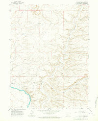 Austin Ranch Wyoming Historical topographic map, 1:24000 scale, 7.5 X 7.5 Minute, Year 1961