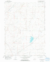 Austin Reservoir Wyoming Historical topographic map, 1:24000 scale, 7.5 X 7.5 Minute, Year 1964